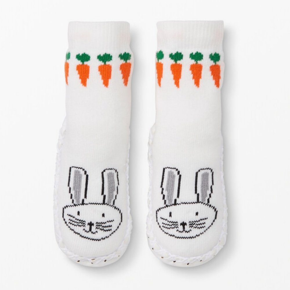 Swedish Slipper Moccasins - Multi Bunny - NWT